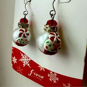 Holiday Cupcake Earrings